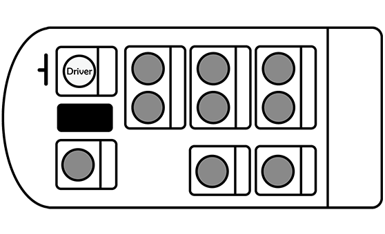 車内座席図
